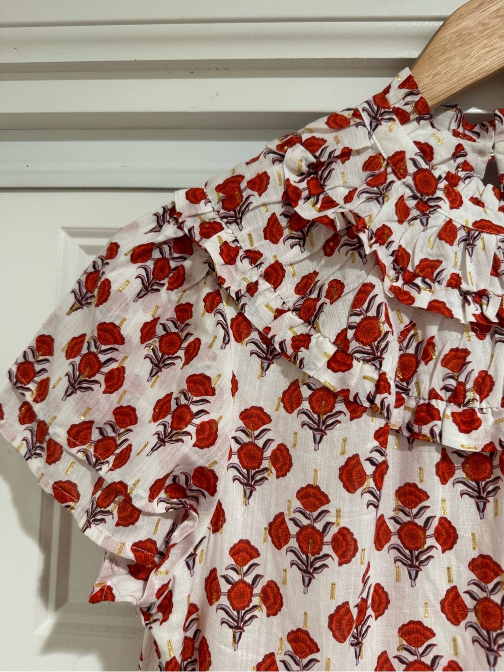 BODEN Ruched Detail Metallic Dress - Picture 10 of 16